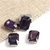 Broca de Garra de Cristal para Mahjong Quadrado Octogonal Longo Explosivo Broca com Furo para Roupas DIY Sapatos de Casamento Bolsa Costura à Mão Broca de Garra