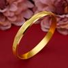 Pulseira Ouro Areia para Mulheres, Luxo Acessível e Senso de Alto Padrão, Pulseira de Ouro Artificial Amor, Joias Ouro Areia, Pulseira de Design Único com Herança