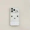 Capa de Celular Miffy Coelho de Bolinhas Simples e Fofa Adequada para Apple 17Promax Iphone16 Desenho Animado 15/14/13