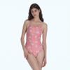 [Estilo Hermanas] Traje de Baño de una Pieza Triángulo de Competición para Mujer, Entrenamiento Deportivo Profesional, Sexy Espalda Descubierta para Baño en Aguas Termales