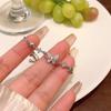 Pulsera de Mariposa de Zircón Exquisita Estilo Coreano Pulsera de Lujo Ligero Nicho para Novia Estudiante Pulsera Ajustable Extraíble