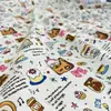 Algodón 40 Liso Tela Estampada Digitalmente Tela de Algodón Ropa Infantil Zapatos y Prendas para Mujer Bolsos Bolsos de Mano Cuadrado Cuadrado Popelina
