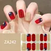 ZA - Adhesivo para uñas blanco sin hornear, totalmente impermeable, parche para decoración de uñas, sensación avanzada, simple, pegamento para esmalte de uñas al por mayor