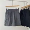 Saia de Trabalho Funcional Leve Estilo Montanha para Mulheres, Verão Cintura Alta Cordão de Ajuste Secagem Rápida Linha A Bolso Antiexposição Saia Curta