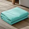 Hoja de Cama de Algodón Lavado Transpirable Amigable con la Piel de Color Sólido Pieza Única Juego de Tres Piezas Funda de Almohada Hoja de Cama Individual para Dormitorio de Estudiantes Modelo Nuevo 2026