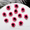 Novos acessórios de unha laço preto rosa luminosos cartoon resina Raposa acessórios de unha suprimentos de unha