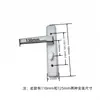 Fechadura de Porta para Cozinha e Banheiro, Porta de Banheiro de Aço Plástico para Vaso Sanitário Sem Chave, Fechadura de Porta de Lingueta Única Reversível, Fechadura com 110 Furos