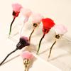 Pincel de Maquiagem Flor de Rosa Novo Modelo Transfronteiriço, Pincel para Pó, Pincel para Nail Art, Pincel de Remoção de Pó, Cabo Galvanizado Fábrica