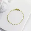 Pulsera de Moda con Circonita Diseño Popular Celebridad de Internet Elegante Simple Joyería para Mano Versión Coreana Pulsera de Regalo para Mejor Amiga Joyería para Mano