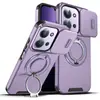 Adequado para Capa de Celular Xiaomi Redmi 15C, Suporte com Janela Deslizante Redmi 14C, Capa Protetora Anti-Queda Redmi K80 Pro