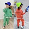 Conjunto de Ropa para Niñas con Top de Manga Larga Falso de Dos Piezas y Pantalones Largos, Nueva Moda de Otoño para 2026, Ropa Infantil de Comercio Exterior, Venta al por Mayor para Edades 3-8