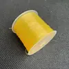 Cordón Elástico de un Solo Hilo Mejorado con Alta Elasticidad y Durabilidad para Pulseras, Joyería, Pulseras de Cristal y Hilo Elástico Plano para Cuentas