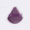 Almofada de Pó de Veludo Cristal (Costurada), Almofada de Pó Triangular Multicor, Almofada de Algodão para Pó Seco, Uso Duplo para Aplicações Secas e Úmidas