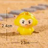Micro-Paisaje Estilo Chino Viaje al Oeste Muñeca de Resina Linda Dibujo Animado Sun Wukong Modelo de Coche Decoración Adorno