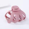 Cross-border simples acrílico Macaron Cor Grab Clip Borracha Pintura Grande Banho Costas Cabeça Hairpin Hairpin Headwear