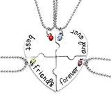Collar con bordado de amor, joyería europea y americana, mejores amigos para siempre, gran oferta en aliexpress.