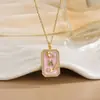 Collar Personalizado Europeo y Americano Amazon Doce Signos del Zodiaco Collar de Circonita de Colores Nicho para Mujer Lujo Ligero Versátil Accesorio de Otoño e Invierno