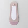 Meias de seda gelada de malha de borboleta de boca rasa femininas de verão finas antiderrapantes com fundo de algodão resistente ao calcanhar costurado absorvente de suor meias invisíveis de barco