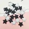 Mini Estrella de Cinco Puntas de Tela de Lunares de 2.5 cm Accesorios DIY Bufanda Guantes Accesorios para el Cabello Accesorios de Estrella Bidimensional Materiales