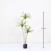Plantas Verdes Simuladas, Agave de Madera Milenaria, Plantas Verdes Artificiales, Decoración de Interiores y Paisajismo, Plantas en Maceta Simuladas de Lujo Accesible de Alta Gama