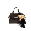 Bolso Satchel Retro Simple Tipo Kelly para Mujer 2025 Nuevo Bolso Cruzado de Alta Gama para Viajes Diarios Bolso de Hombro Estilo Occidental Bolso Cuadrado Pequeño