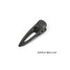 Direto da fábrica preto moda lado clipe franja clipe duckbill clipe doce legal quebrado grampo de cabelo de metal simples maquiagem hairpin