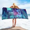 Halloween Dterol Monster High School Ls Toalla de Playa Toalla de Playa Poliéster Completo Nshigh Muñeca Transfronteriza Mo