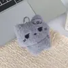 Estilo ins lindo tonto gatito de peluche colgante figura de dibujos animados llavero de mochila muñeco de máquina de garra adorno colgante
