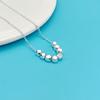 Plata Rota Varios Dos Collar Femenino Moda Clavícula Femenina Diseño Nicho Lujo Ligero 2024 Nuevo Explosiones Collar Joyería
