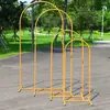 Atacado de Novos Adereços de Casamento em Estoque, Arco em Forma de Arco para Fundo de Palco, Decorações de Boas-Vindas, Suporte de Flores de Ferro para Casamento