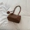 2026 Nova Bolsa de Axila Estilo Coreano Bolsa de Alto Valor Grande Capacidade Bolsa Tote de Mão com Textura Trançada Bolsa de Ombro Simples
