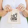Bolsa de Linho com Cordão para Casamento Internacional Grupo de Madrinhas Equipe da Noiva/Equipe "I Do" Bolsa de Presente com Cordão para Festa