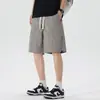 Estilo High Street Americano 2026 Novo Jacquard Verão Shorts Casuais Masculinos Shorts Finos Largos