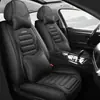 Cojines Personalizados para Asientos de Coche para Todas las Estaciones, Adecuados para Coches de Cinco Plazas, Fundas para Asientos Individuales y Dobles Delanteros, Cojines Completamente Cerrados para Asientos, Fundas de Cuero para Asientos