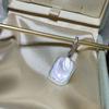 Collar de perlas reales de agua dulce estilo francés retro de oro de 18 quilates para mujer, elegante cadena de clavícula con forma de guisante, ajustable