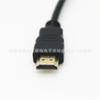 Cable de extensión HDTV macho a hembra con orejas con agujeros para tornillos puede fijar cable de extensión HDTV macho a hembra 1080P