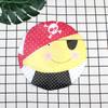 Yaling 8806pe - Gorro de baño impermeable con diseño de pirata para mujer, gorro de ducha universal para cocina