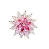 Estilo Coreano Nuevo Broche de Circonio Rotatorio de Moda Creativo Pin de Broche Giratorio Accesorios Ramillete Mujeres