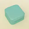 Caixa de Joias Quadrada da Moda Caixa para Anéis Portátil Mini Caixa de Armazenamento para Pulseira Colar Brinco Caixa de Joias Exquisita Atacado
