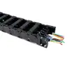 Cadena de Arrastre de Nylon Personalizada Puente de Ingeniería Máquina de Grabado Guía de Hilo Ranura Cadena de Arrastre Libre de Polvo Cadena de Tanque Completamente Cerrada
