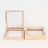 Venta al por mayor de fábrica caja de suspensión de película de PE caja transparente para joyería caja de exhibición para collares caja de suspensión para joyería procesamiento personalización