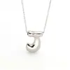 Amazon Caliente 18k Globo Dorado Burbuja Lindo Gordito 26 Colgante de Alfabeto Inglés Collar Mujer