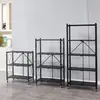 Estante de Almacenamiento Plegable sin Instalación para Cocina, Estante de Almacenamiento Móvil Multicapa para el Hogar, Estante de Almacenamiento para Horno de Microondas
