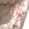 Tomoni Calcomanías Metálicas para Uñas DIY Populares Dulces Hielo Transparente Calcomanías para Uñas Rosa Fresa Joyería Calcomanías Arte para Uñas