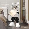 Decoración creativa de astronauta aterrizando, celebridad de internet, astronauta, para sala de estar, mueble de TV, junto al sofá, decoraciones grandes de apertura