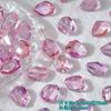 Atacado 12x16mm ametista em pó sintético vidro irregular contas soltas material para colar de contas artesanal diy