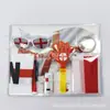 Mundial 2026 Estados Unidos, Canadá y México Set de Aficionado al Fútbol de Argentina Bandera Gafas Manos Aplaudidoras Pintura Facial Accesorios para Animar