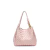 Bolsa de Paraquedas Tecida com Veludo de Pele de Veado para Comércio Exterior Transfronteiriço, Bolsa Tote Grande Capacidade para o Dia a Dia, Bolsa de Mão/Ombro Elegante