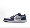 Zapatos de Skate Modernos Jordan 1 de Caña Baja Cuero Original Resistentes al Desgaste Antideslizantes Zapatos Deportivos para Pareja Suministro Transfronterizo Precio Favorable al por Mayor