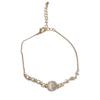 Estilo Coreano Elegante Moda Simple Anillo Pulsera con Incrustaciones de Diamantes Ojo de Gato Personalizado Lujo Ligero Versátil Pulsera de Gama Alta Venta al por Mayor